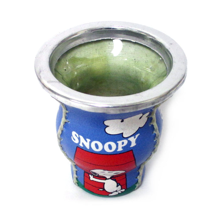Snoopy Mate Gourd Glass Steel Drinking Straw Bombilla Yerba Detox Drink Handmade