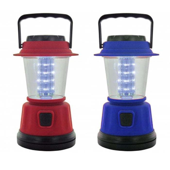 2 Camping Lantern 16 LED Portable Light Weight Cordless Outdoor Lamp Flashlight