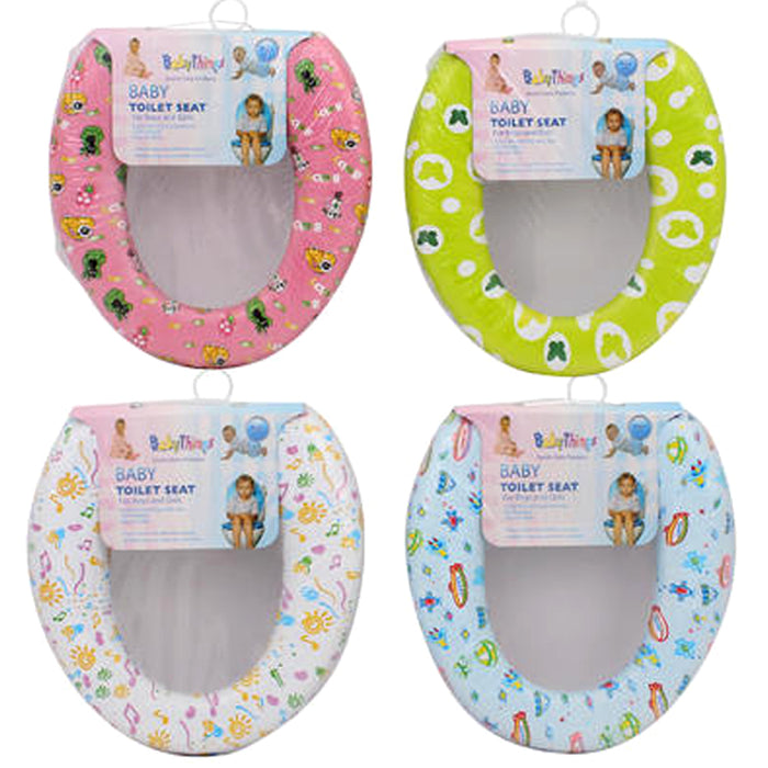 1 Baby Toilet Seat Potty Cushion Training Soft Padded Cover Trainer Toddler New