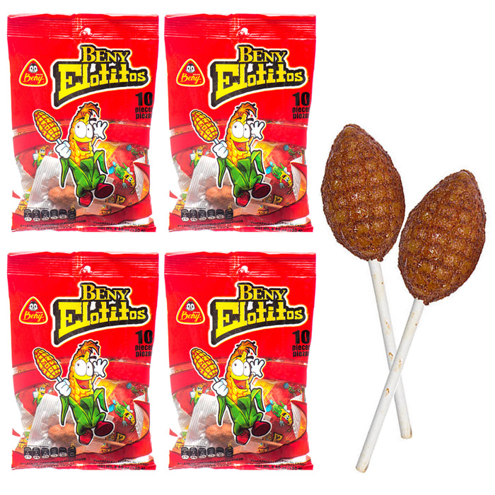 40 Pc Pineapple Chili Lollipops Spicy Mexican Candy Elotitos Pops Sucker