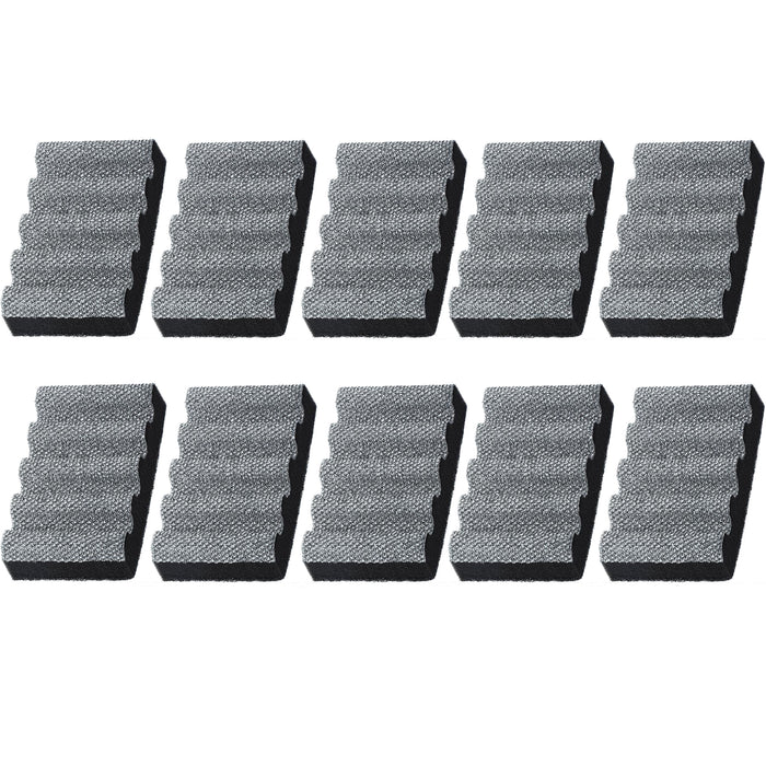 10 BBQ Grill Sponge Oven Rack Cleaner Griddle Cleaning Pads Scouring Heavy Duty