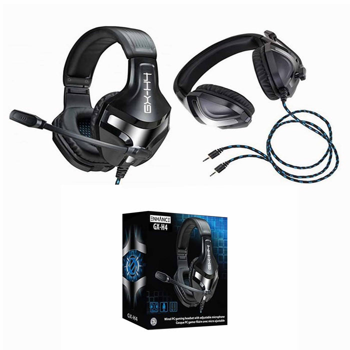 2 Gaming Headsets Mic Stereo Game Controller Noise Isolation Headphones Gamer