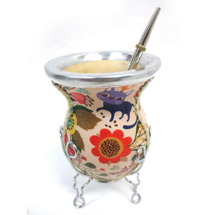 Mate Gourd Cup Bombilla Straw Argentina Weight Loss Detox Diet Tea Drink 32395 !