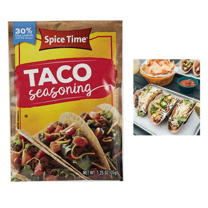 3 Pack Taco Seasoning Mix Chili Spice 1.25 oz Meat Beef Turkey Taco Condimento