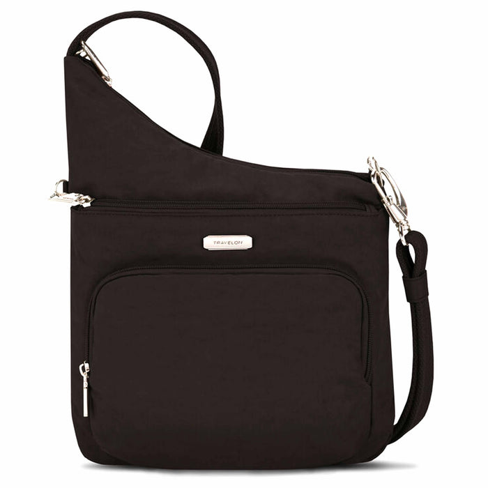 Travelon Asymmetric Crossbody Anti Theft Purse Travel Bag Handbag Shoulder Sling