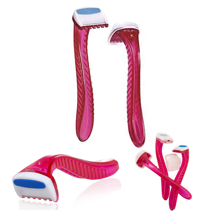 100 Pack Women Bikini Line Razor Shavers Trimmer Smooth Brazilian Hair Legs Arms