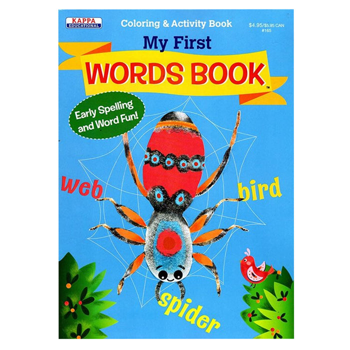 3 Pack First Words Learning Books Kids Math Animal Coloring Activity Book Baby