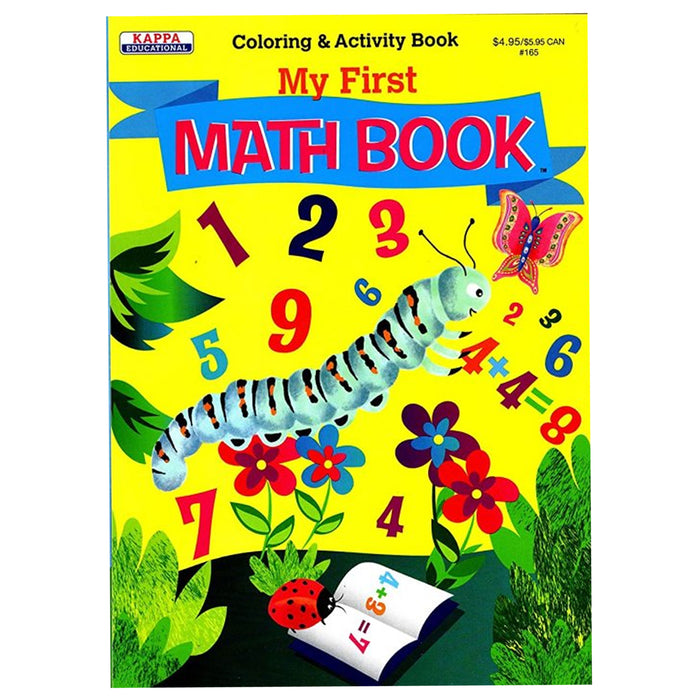 3 Pack First Words Learning Books Kids Math Animal Coloring Activity Book Baby