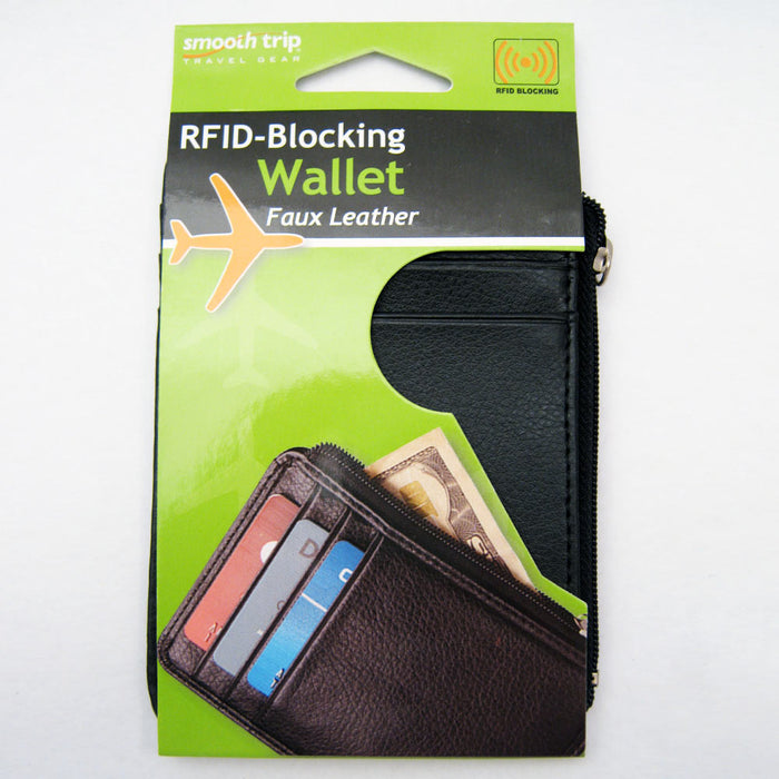 RFID Mens Leather Money Slim Front Pocket Wallet ID Credit Card Coin Holder New