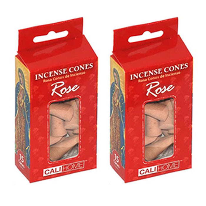2 Pk Smoke Tower Incense Cone Bullet Backflow Hollow Cones Home Fragrances Rose