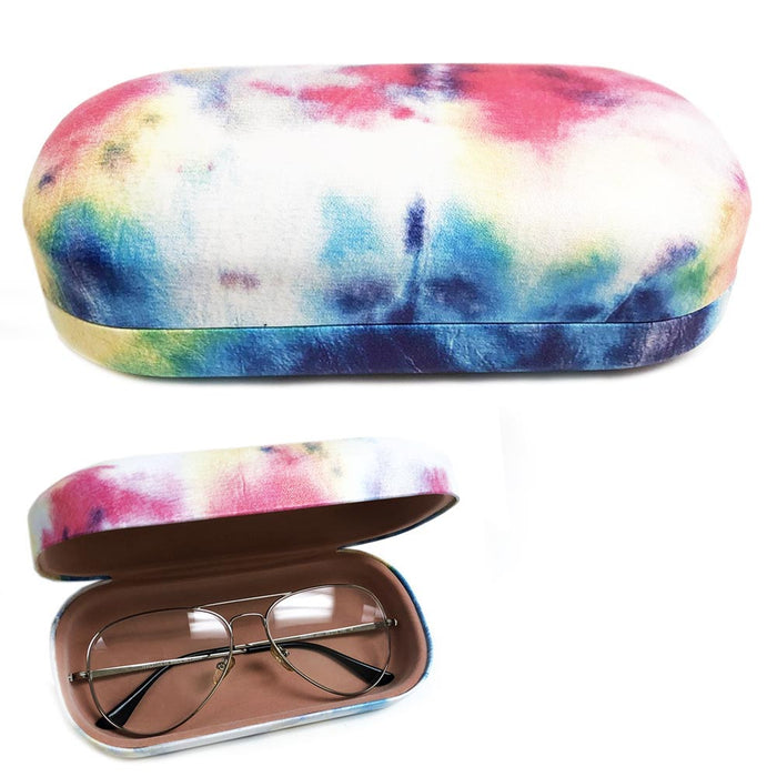 1 Hard Shell Sunglasses Case Protective Clam Soft Pouch Eyeglasses Travel Box