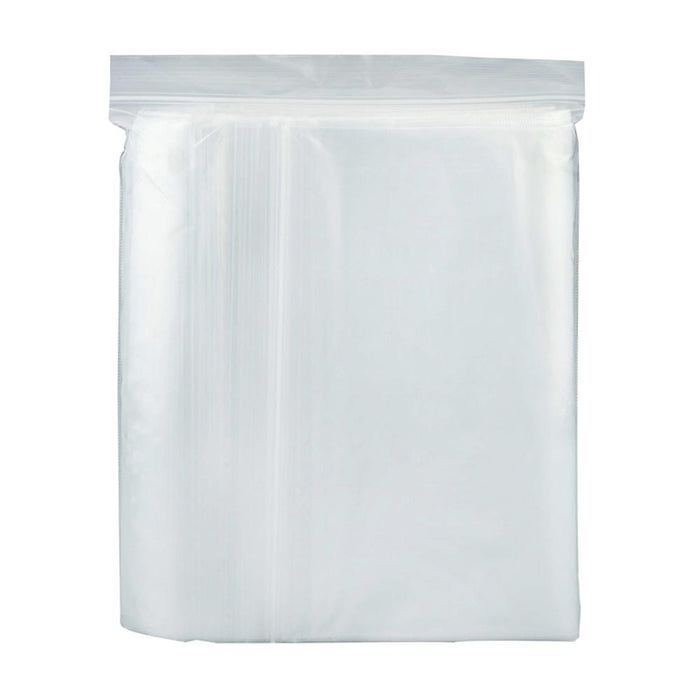 100 Ct Clear Plastic Reclosable Bags 8" X 10" 2Mil Poly Resealable Zip Lock Seal