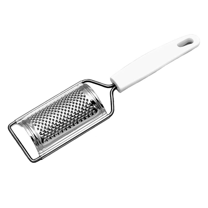 1 X Stainless Steel Curved Grater Zester Shredder Shaver Plastic Handle Cutting