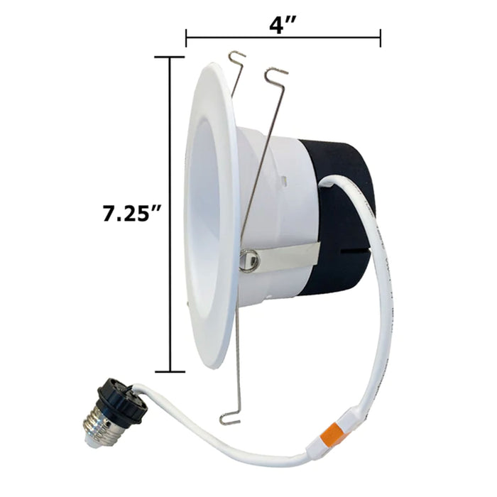 2 Philips Dimmable LED Recessed Ceiling Light Downlight Retrofit Trim 65W 5" 6"