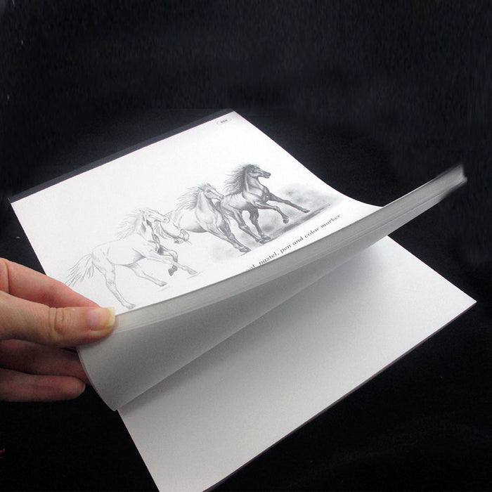 New Sketch Pad Book 9 x 12 Art Drawing Paper 40 sheets + Colored Pencils  Set