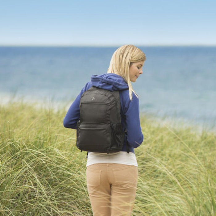 Travelon Anti Theft Backpack Water Resistant RFID Traveling Foldable Lightweight