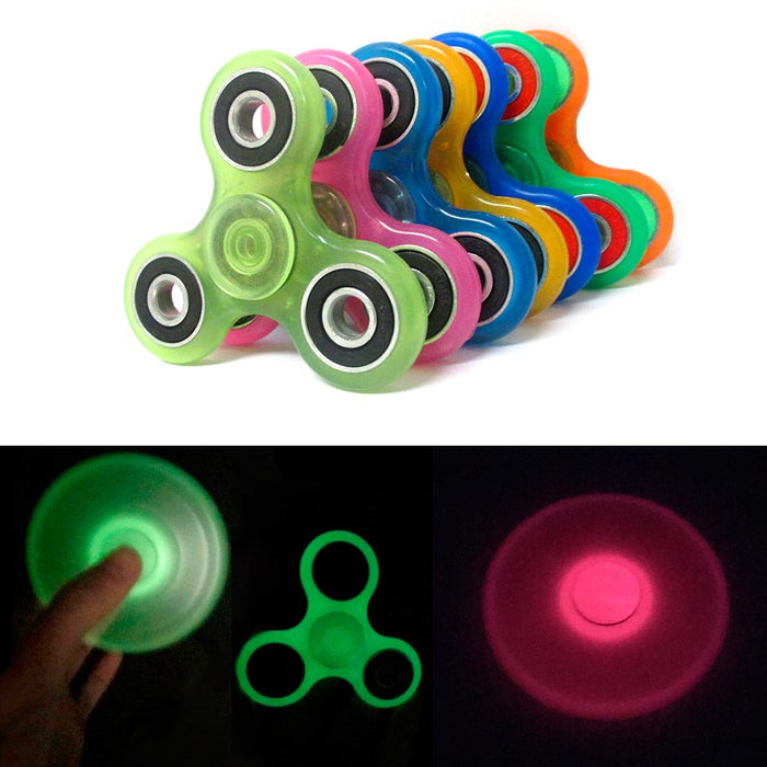 LED Glow In The Dark Fidget Spinner For Adults And Kids Anti Stress,  Autism, And Kinetic Gyroscope Fidget 231021 From Bian08, $12.16