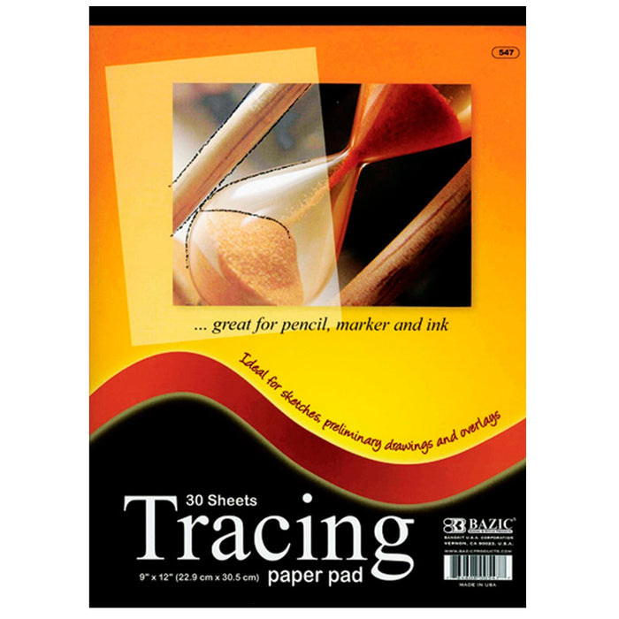 Pacon Tracing Paper Pad 9x12 30ct : Home & Office fast delivery by