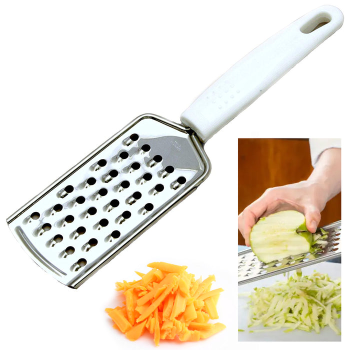 1 X Stainless Steel Coarse Grater Soft Grip Handle Cutting Slicing Knife 9.5