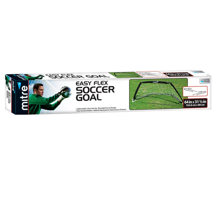 Mitre Easy Flex Soccer Goal Kick Ball Net Pop Up Practice Foldable Portable Game