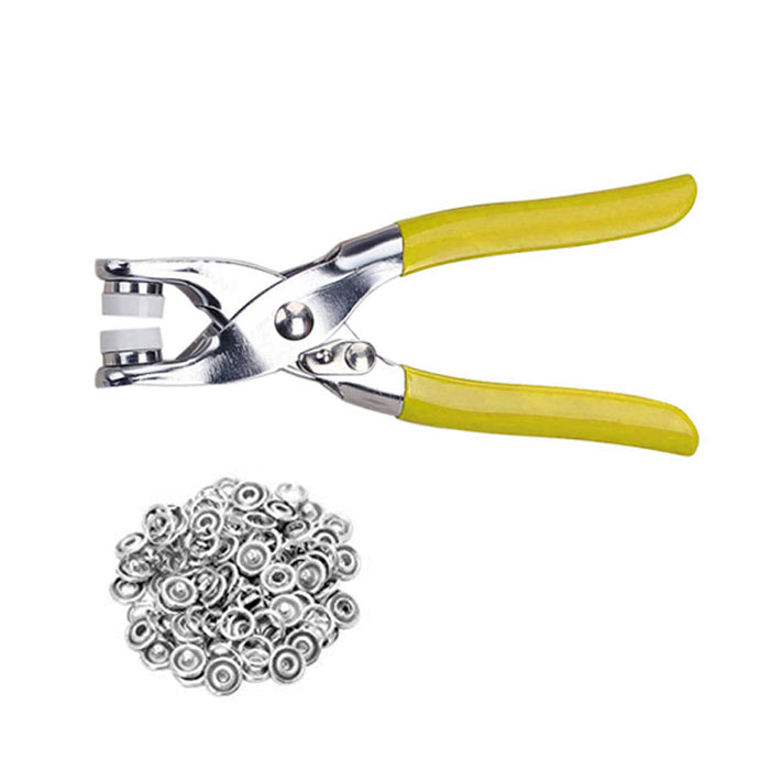 LYNDA Snaps and Snap Pliers Set,473 Sets Heart/Star/Round/Flower
