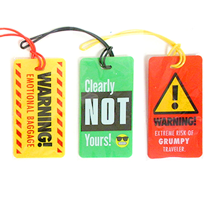 4 Luggage Travel Bag Tag Plastic Suitcase Baggage Office Name Address ID Label