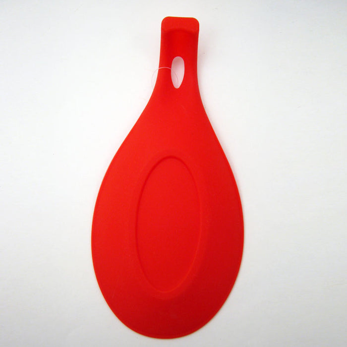 Silicone Spoon Rest Heat Resistant Kitchen Utensil Spatula Holder Cooking Tool !
