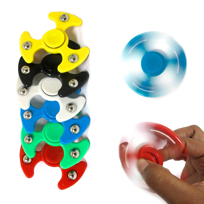 24 Fidget Tri Spinner Toy Gyro UFO Space Metal Ball EDC Hand Finger Focus ADHD