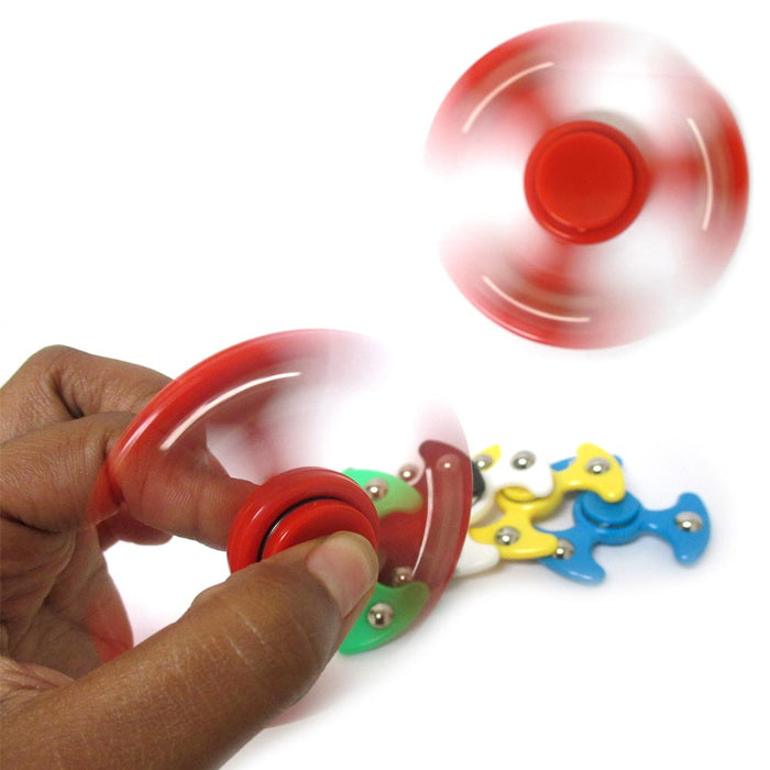 6 Pc Lot Fidget Spinner UFO Space Metal Ball EDC Hand Finger Spinner Focus ADHD