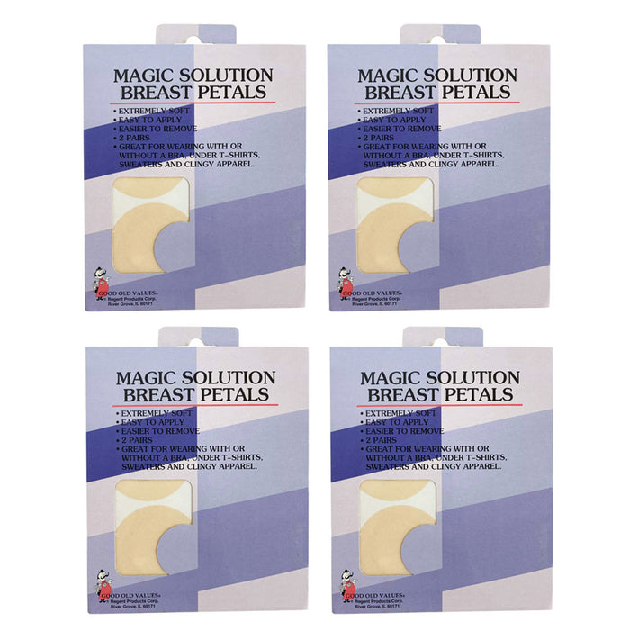 16 Pcs Satin Breast Nipple Covers Petal Cover Nude Bra Self Adhesive Pad Pasties