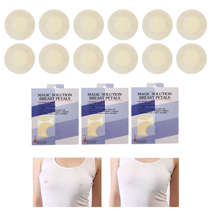 8 Pcs Reusable Soft Adhesive Nipple Cover Pasties Sticker Pads Invisible Bra