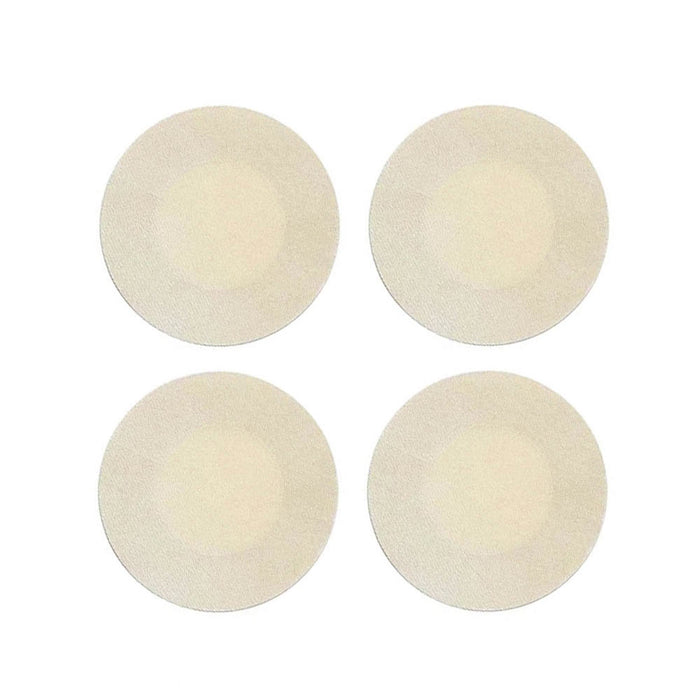 16 Pcs Satin Breast Nipple Covers Petal Cover Nude Bra Self Adhesive Pad Pasties