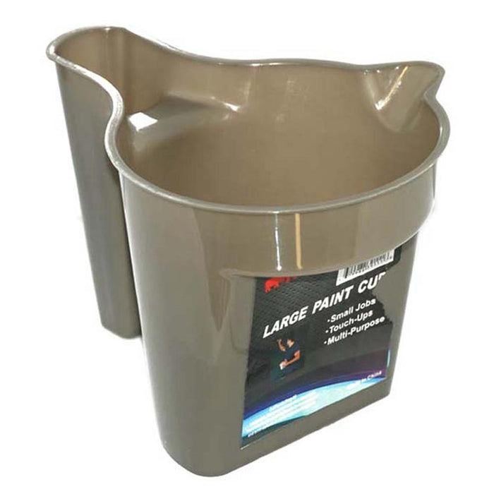 4 Paint Mixing Cup Container Strain Touch Ups Brush Holder Trim Work Holds 16 oz