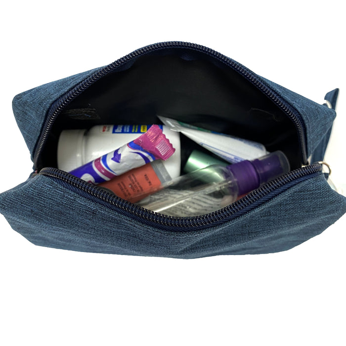 4 Compact Beauty Bag Travel Pouch Cosmetic Makeup Toiletry Zipper Case Organizer