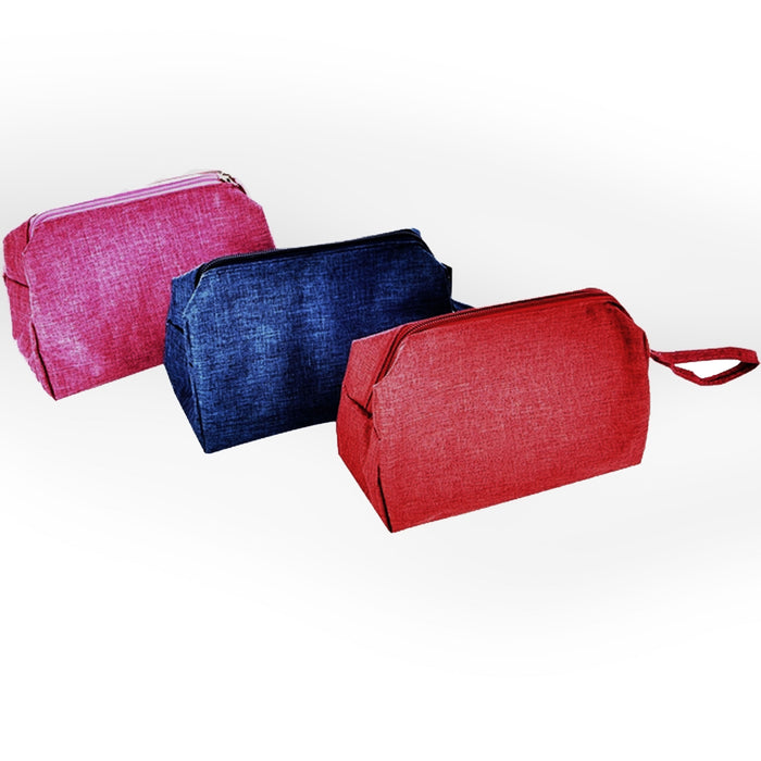 4 Compact Beauty Bag Travel Pouch Cosmetic Makeup Toiletry Zipper Case Organizer