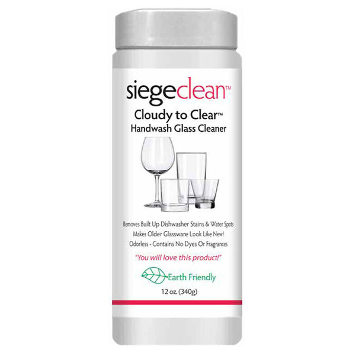 1 Pc Glass Cleaner Shine Dishes Crystal Clear Glassware Eco Friendly Powder 12oz