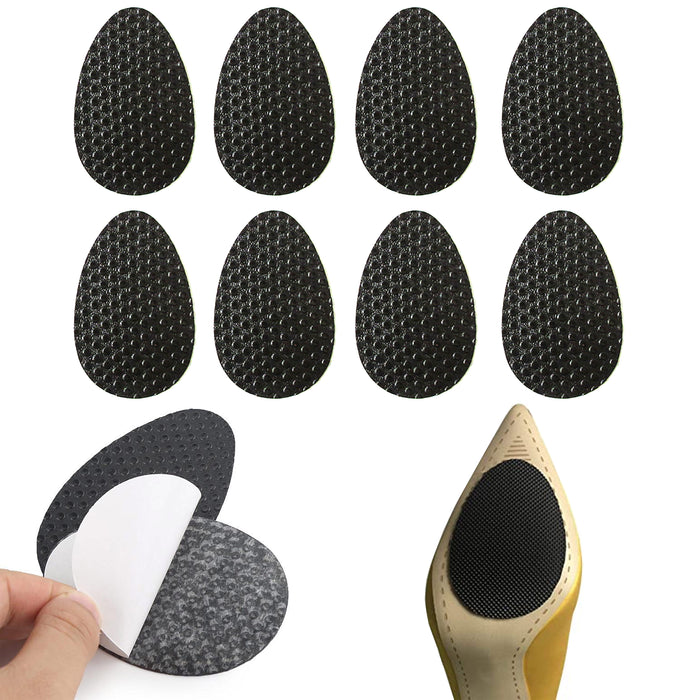 4 Pairs Anti-Skid Shoe Grip Heel Sole Protector Pads Non Slip Cushion Adhesive