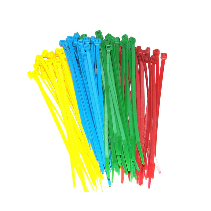 Lot Of 500 Pcs  8" In Inch Uv Resistant Cable Pack Zip Ties Nylon Self Locking !