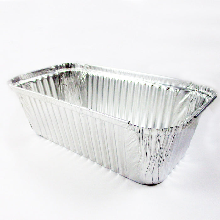 50 Pack 3 Lb Aluminum Foil Loaf Pan Disposable Bread Container Pastry Baking Tin