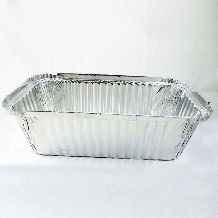 50 Pack 3 Lb Aluminum Foil Loaf Pan Disposable Bread Container Baking Loafbread
