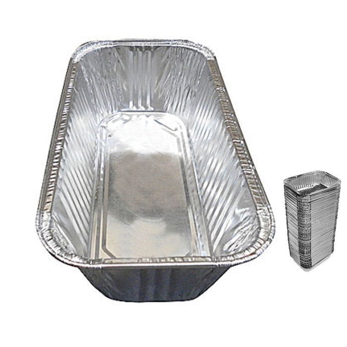 10 Pack 3 Lb Aluminum Foil Loaf Pan Disposable Bread Container Baking Tins New !