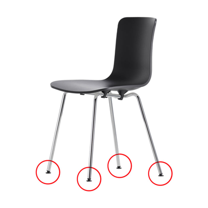 20 Pack Self Adhesive Felt Pads Furniture Floor Scratch Protector Black