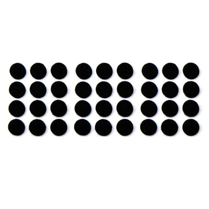 36 x Self Adhesive Round Felt Pads Furniture Floor Scratch Protector Black 0.87"
