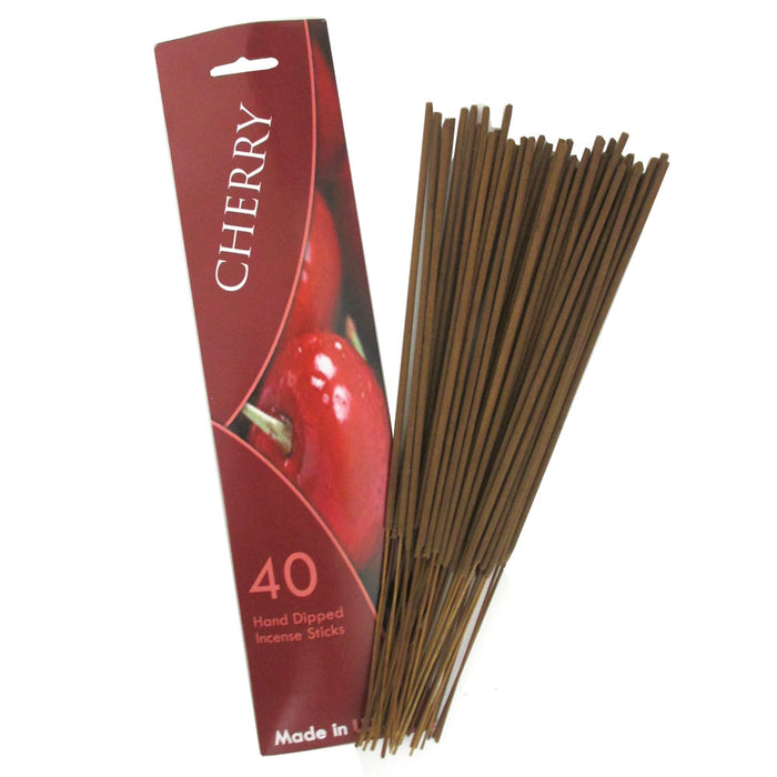 120 Cherry Incense Sticks Scent Burning Perfume Handmade Original Fragrance Home