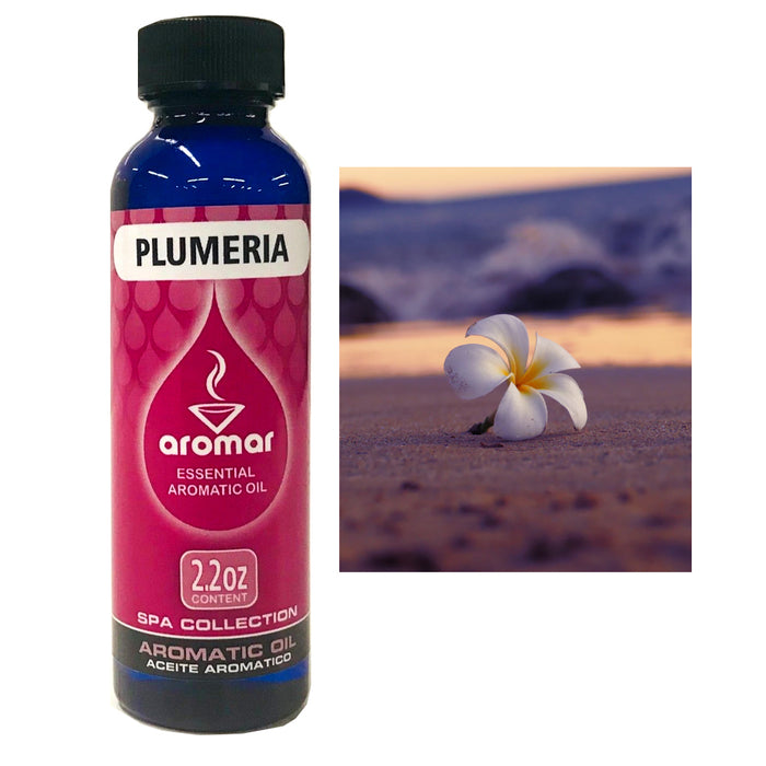 4 Plumeria Flower Scented Fragrance Oil Aroma Therapy Diffuse Air Burning 2.2 Oz
