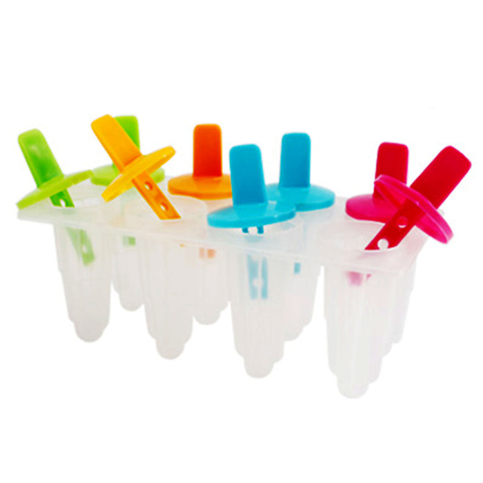2 Pk Popsicle Maker Frozen Ice Cream Pop Mold Juice Tray Lollipop Mould 8 Cell