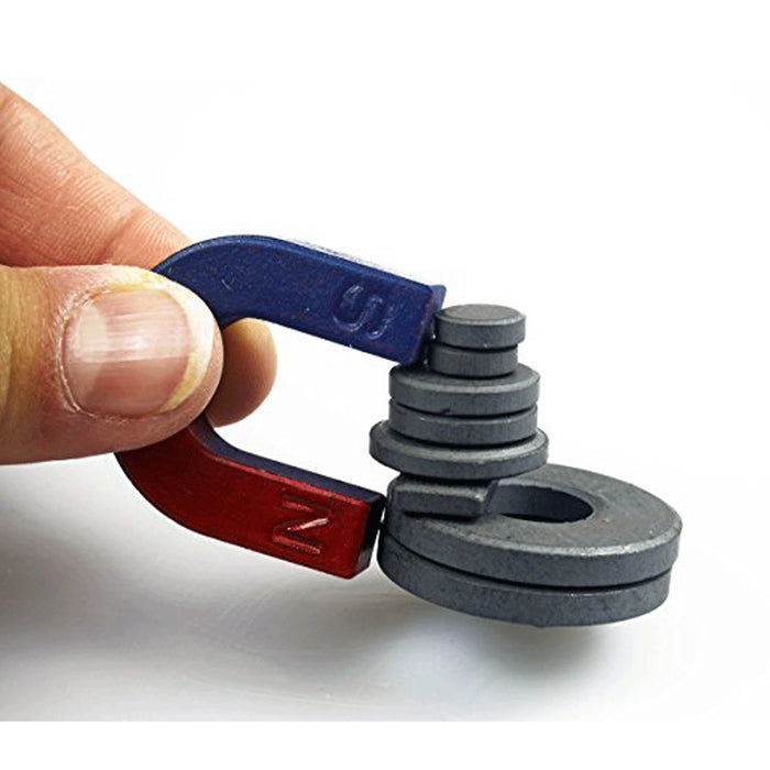 9 Pc Universal Magnet Set Multi Purpose Kit Science Ceramic Assorted Shapes Size