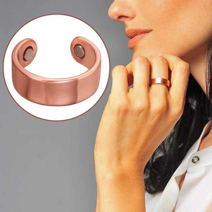 Rawsome Shack Unisex Ayurveda Copper Rings / Copper Healing Band for men  and women at best price in Delhi