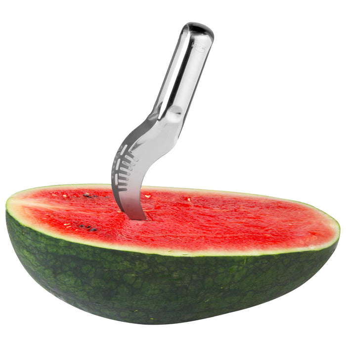 Stainless Steel Watermelon Slicer Server Melon Fruit Cutter Scoop Tool Knife NEW
