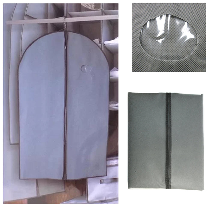 1PC 39" Garment Bag Suit Jacket Cover Storage Coat Carrier Clothes Zipper Travel